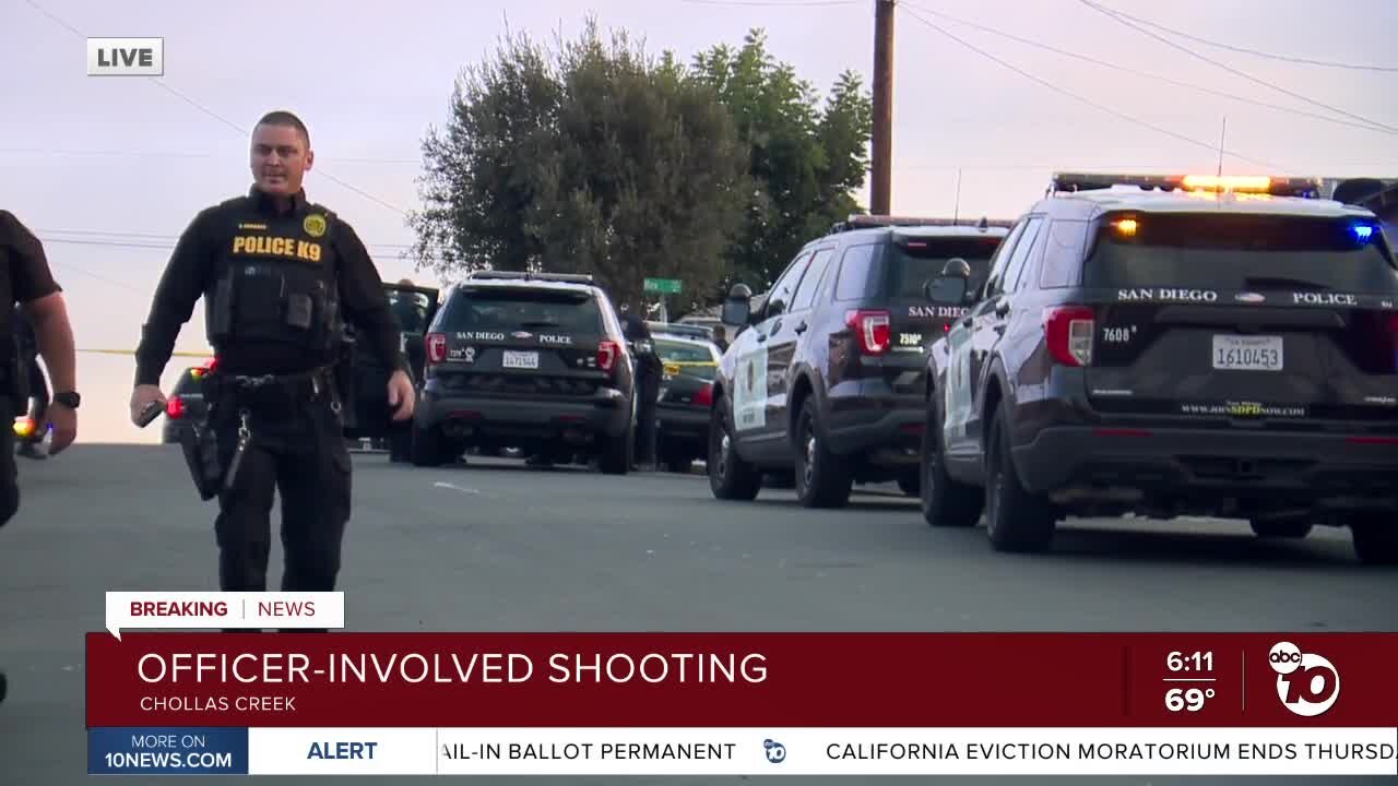 Officer-involved shooting reported in Chollas Creek