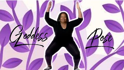 Goddess Yoga Pose🧘🏽‍♂️
