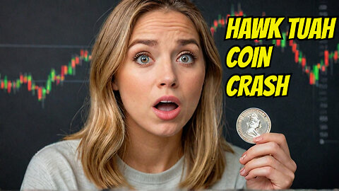 Haley Welch's (HAWK TUah GIRL) Meme Coin TUMBLES a Jaw Dropping 90%!