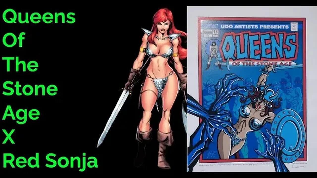 Queens of The Stone Age X Red Sonja #redsonja #queensofthestoneage #Music #Posters #comics