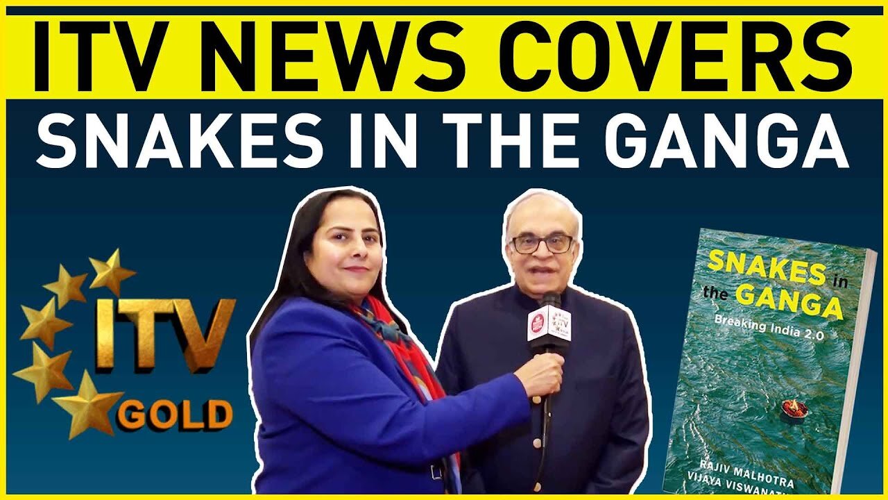 ITV news coverage of gala dinner on “Snakes in the Ganga”