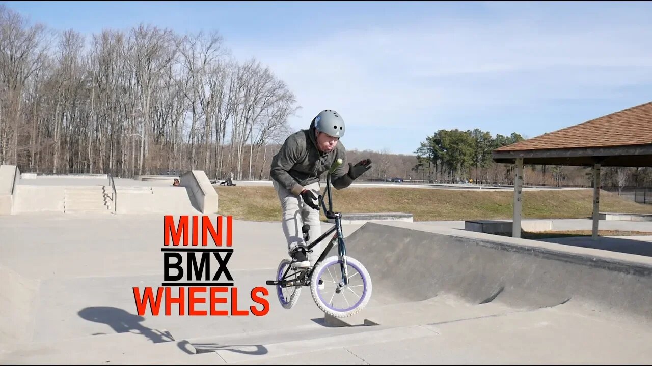 THESE MINI BMX WHEELS ** CAN'T ** BE STRONG ENOUGH?!