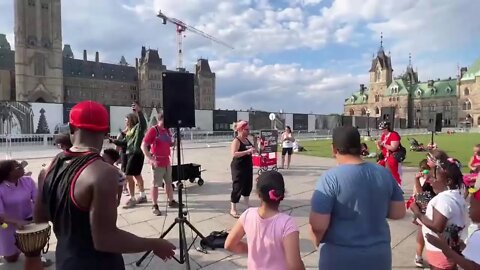 LIVE 🔴 The #churchofBuBBles on Dominion Day (canada day) March at parliament in Ottawa.