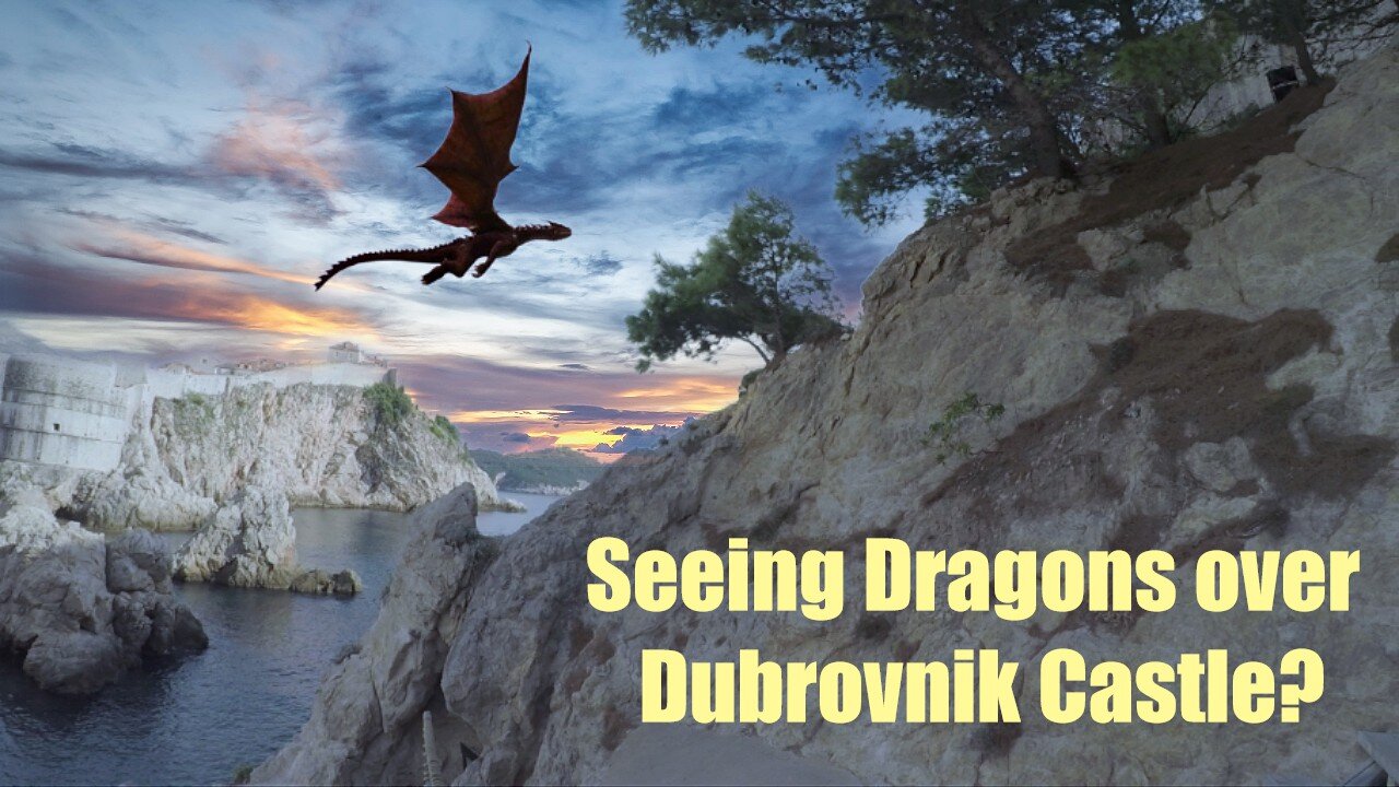 Shooting Dragons over King's Landing in Dubrovnik.