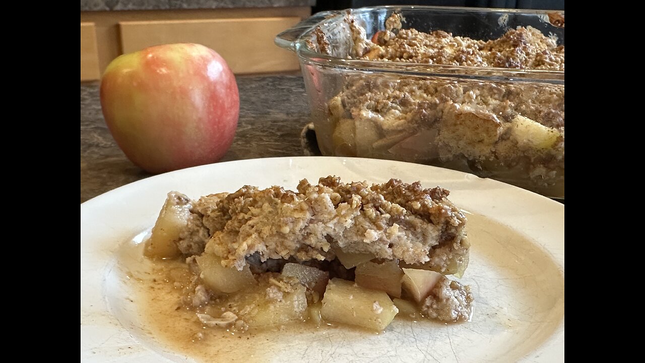 Healthy Cottage Cheese Apple Crisp | Gluten-Free & Sugar-Free Recipe