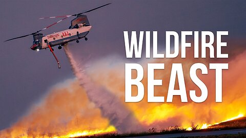 🔥Rare Behind-the-Scenes! How the CH-47 Chinook Helicopter Fights Fires