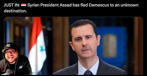 PLANE CARRYING ASSAD EITHER CRASHED OR EMERGENCY LANDED - DAMASCUS HAS FALLEN ☠️