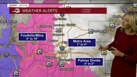 Heavy rain, snow returns to Colorado