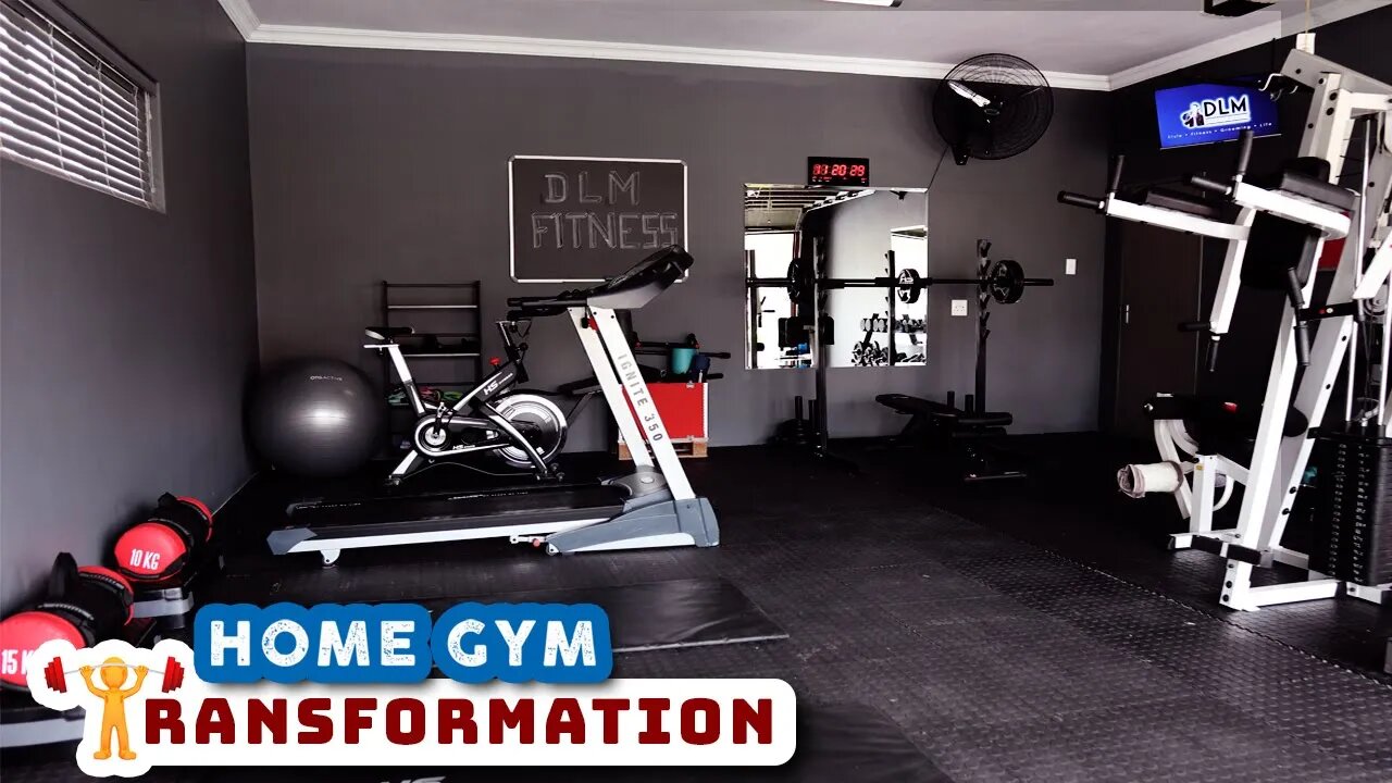 EXTREME HOME GYM TRANSFORMATION || This is how you build a home gym