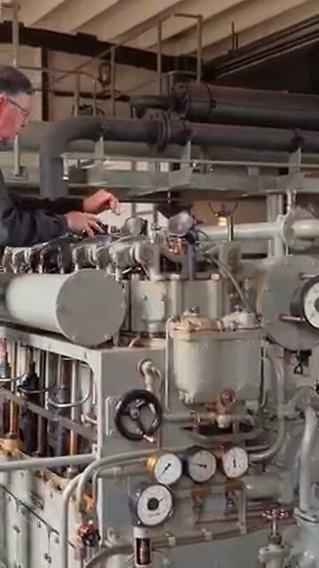 Start MWM Diesel WW2 U-Boot