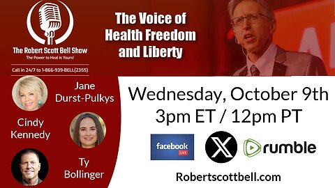 Heavy Metal School Lunches, Jane Durst-Pulkys & Cindy Kennedy, Metabolic Balance, Ty Bollinger, Hurricane Milton, Pink-washing - The RSB Show 10-9-24