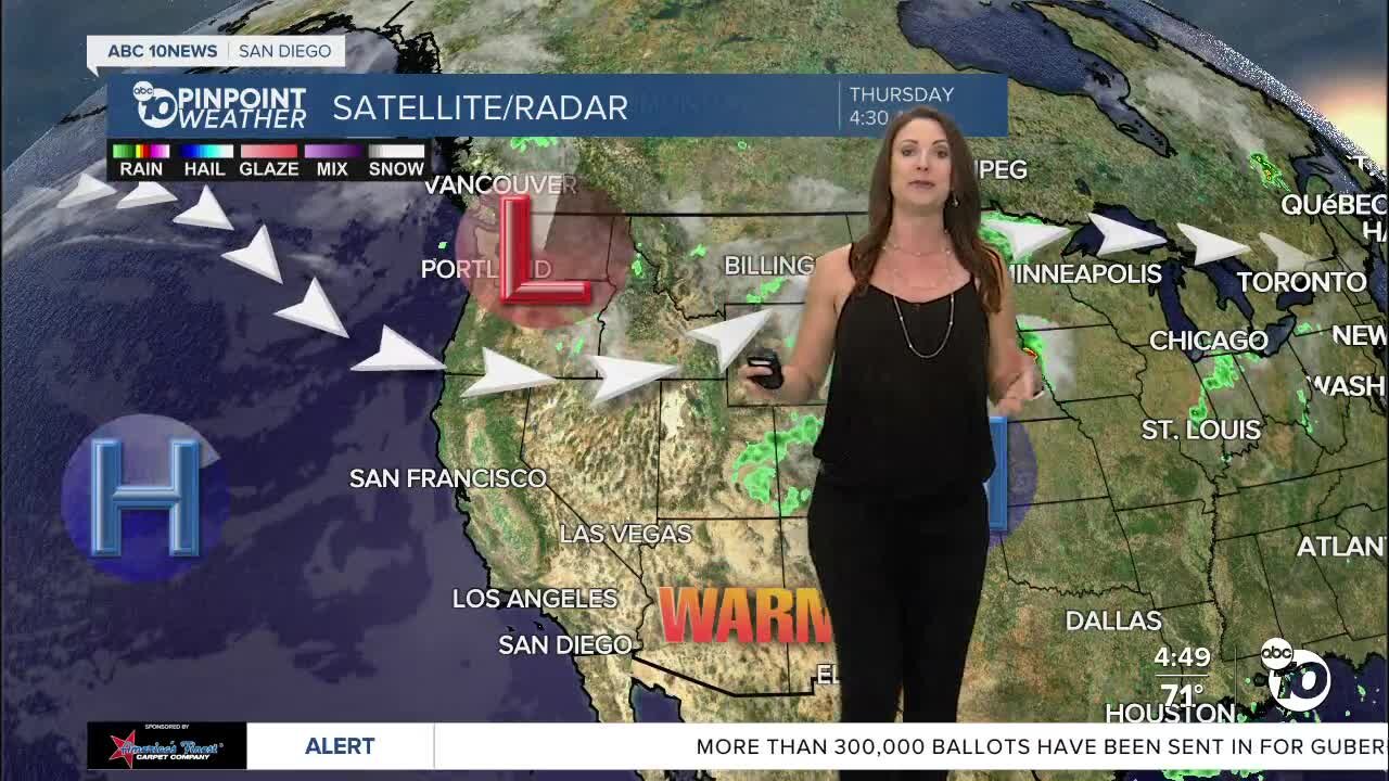 ABC 10News Pinpoint Weather with Meteorologist Megan Parry