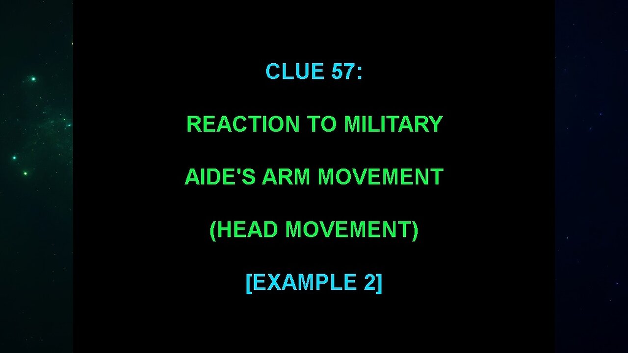 Clue 57 (The "Alien Interview" Video Analysis 2013/2014/2015)