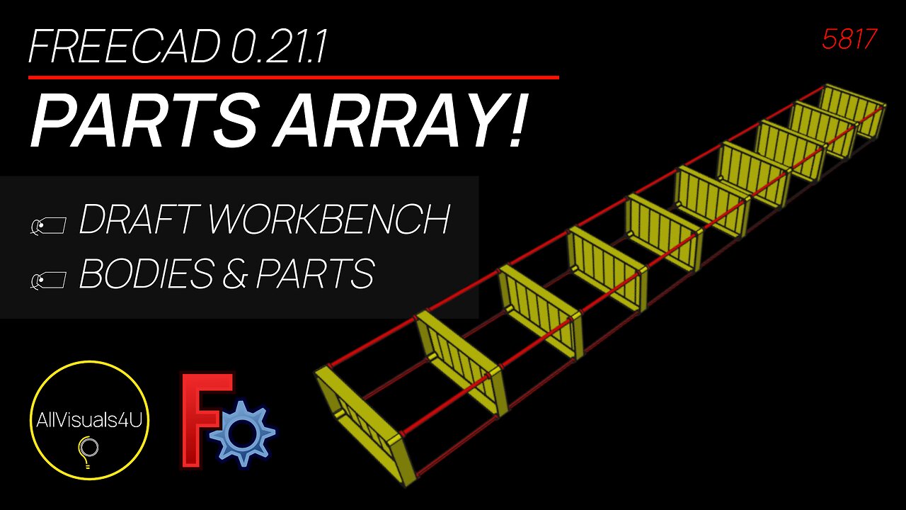 🎹 FreeCAD Pattern - FreeCAD Draft Workbench - FreeCAD Part