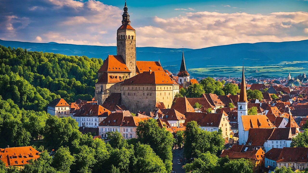 The Most Beautiful Medieval City in Transylvania - Sibiu, 🇷🇴! Walking tour 4K60fps - with Captions