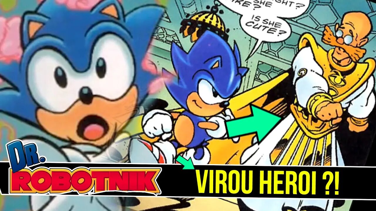 SONIC?! | O Dia que Dr Robotnik Virou HEROI #shorts