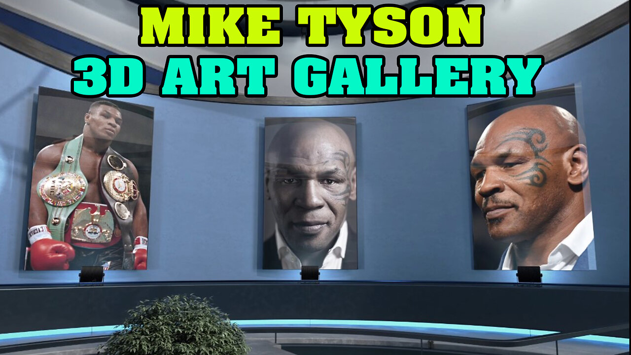 Iron Mike Tyson 3D Art Gallery