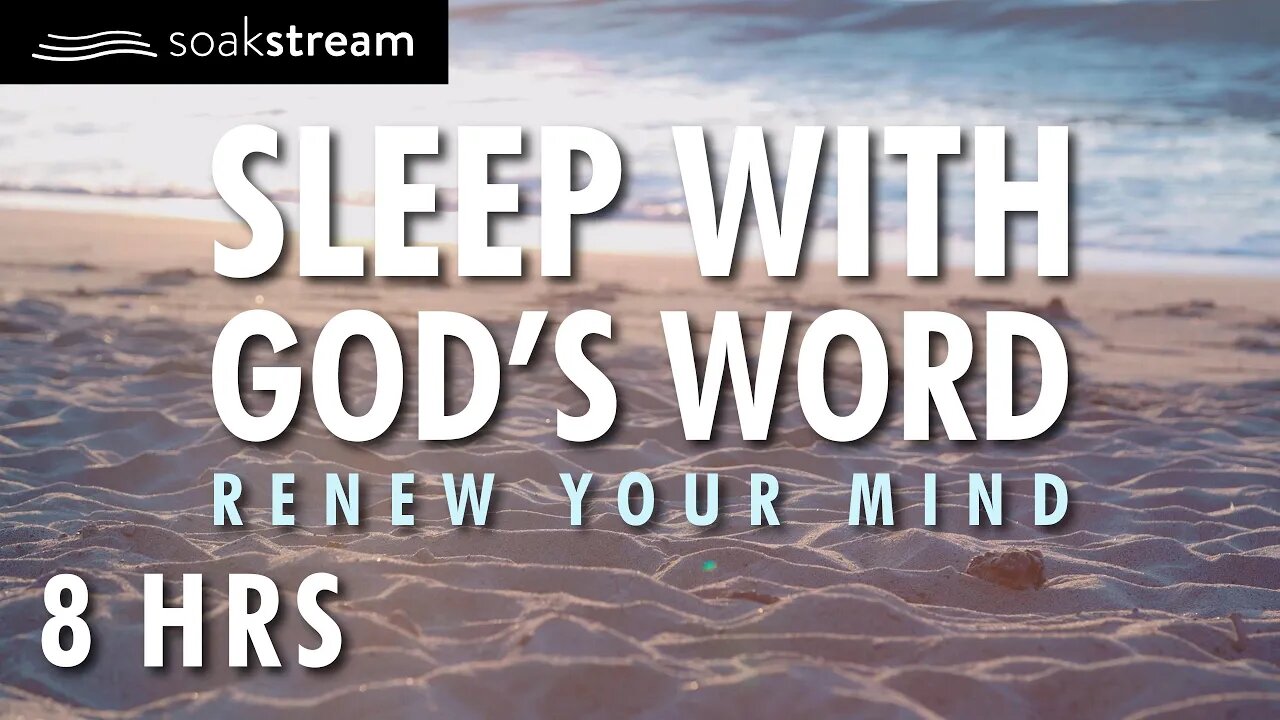 SOAK IN GOD'S PROMISES BY THE OCEAN | SLEEP WITH GOD'S WORD | 100+ Bible Verses For Sleep