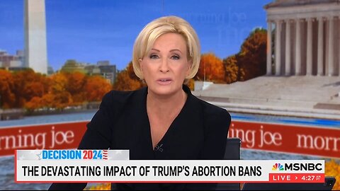 Outrageous: MSNBC Host Says Trump Is Killing Women