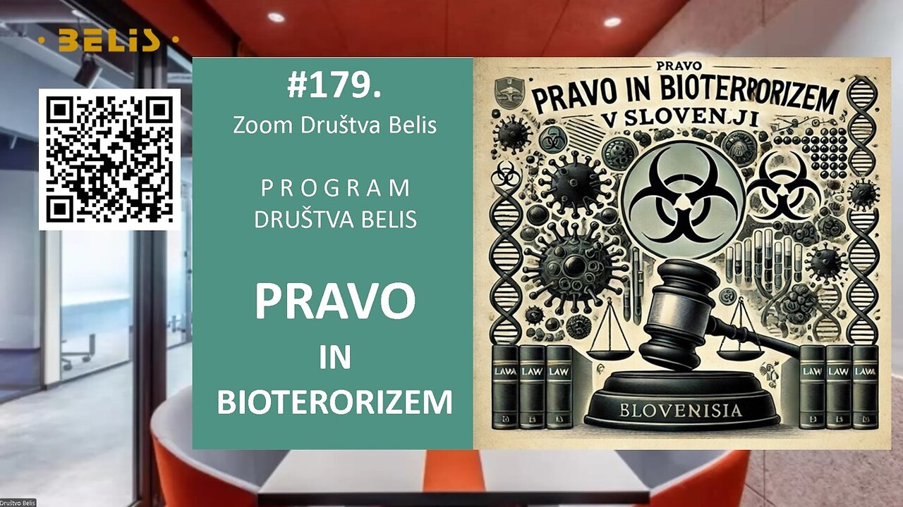 179. Zoom Društva Belis - PROGRAM | PRAVO IN BIOTERORIZEM V SLOVENIJI