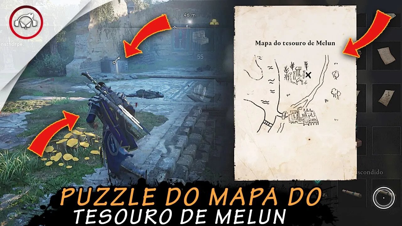 O cerco de Paris, Puzzle do mapa do tesouro de Melun | super dica PT-BR