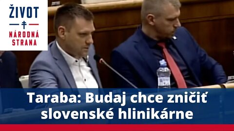 Taraba: Budaj chce zničiť slovenské hlinikárne