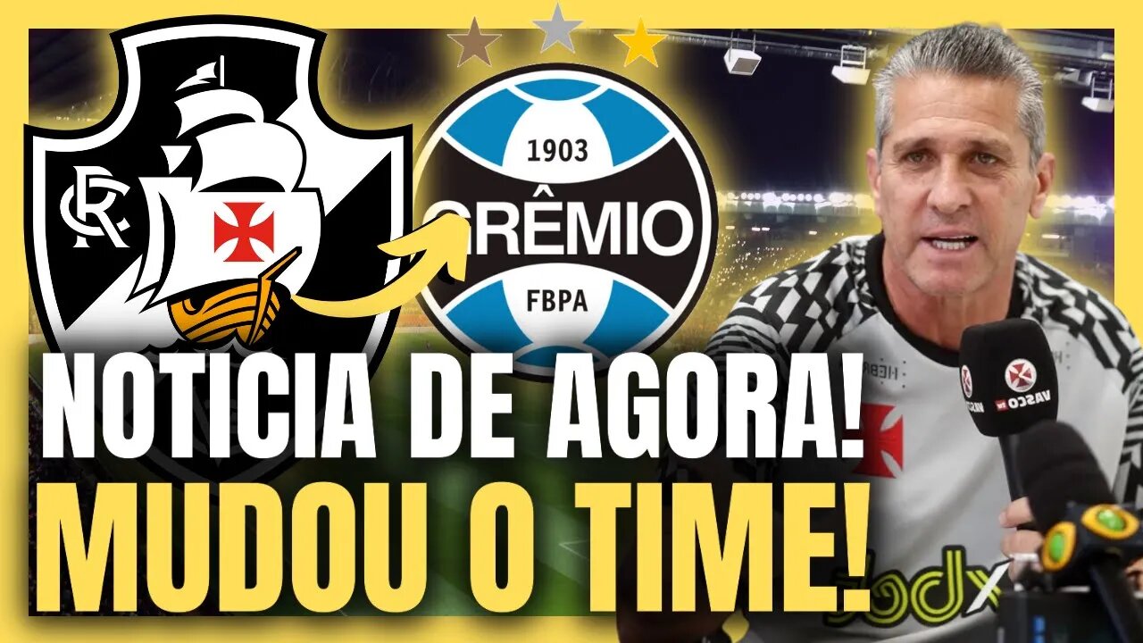 DE AGORA! JORGINHO MUDA TUDO! NOTÍCIAS DO VASCO AGORA