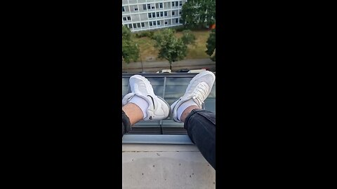 Vibing On top of one of Berlin’s building.