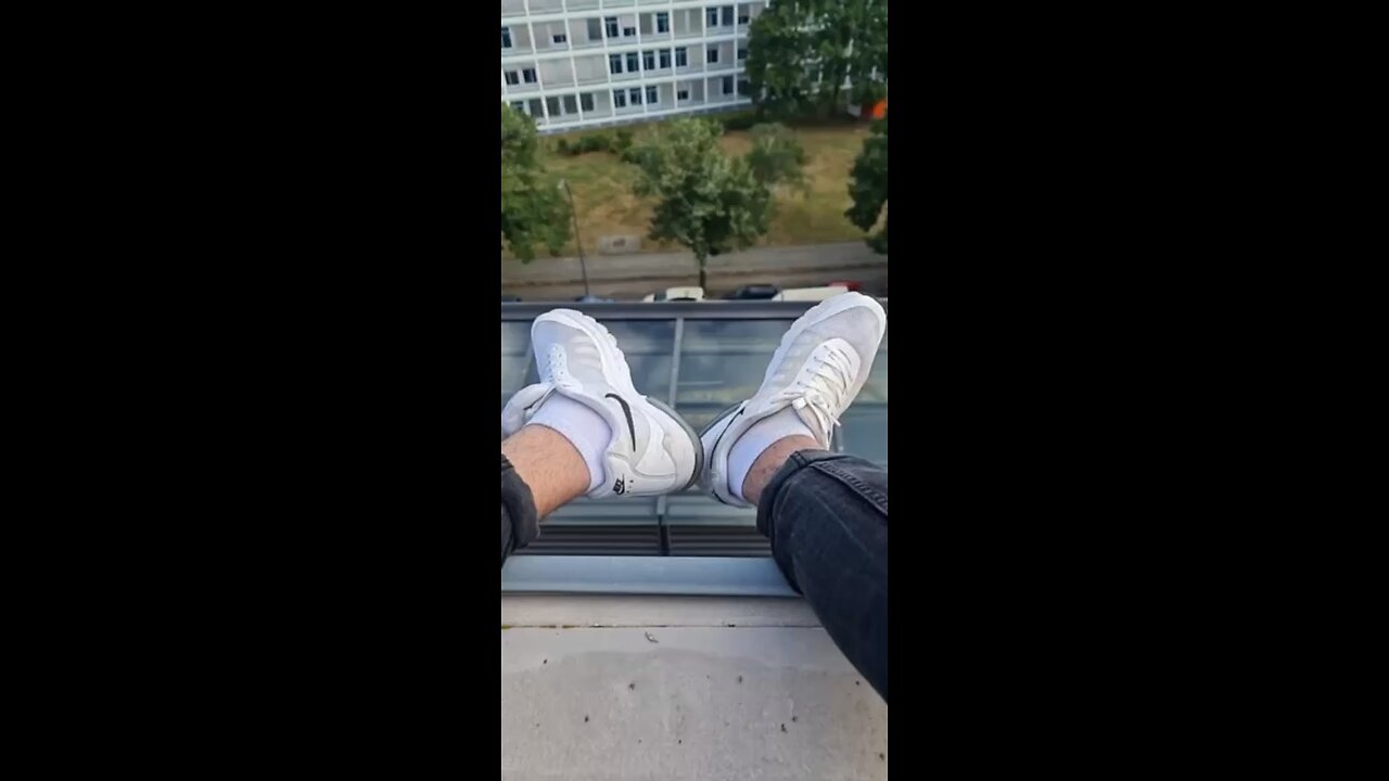 Vibing On top of one of Berlin’s building.