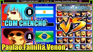 The King of Fighters 2002 (*CDM CHENCHO* Vs. Paulao.Familia.Venon) [Argentina Vs. Brazil]