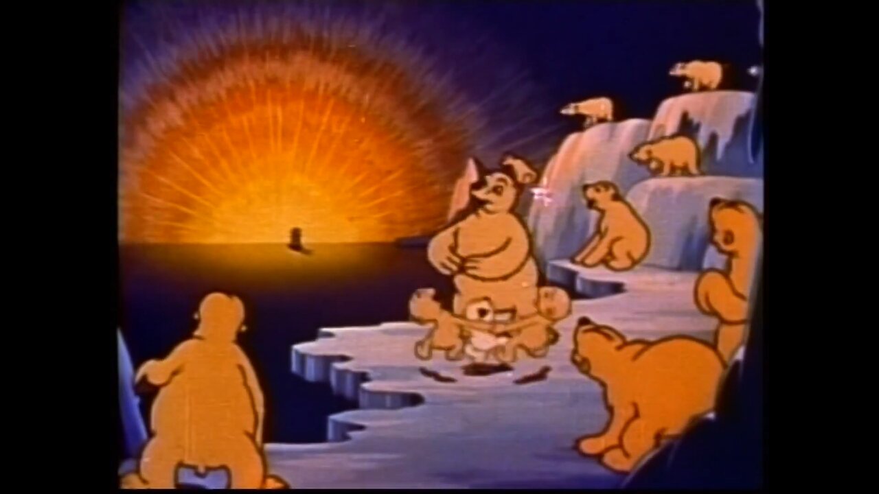 The Playful Polar Bears (1938) Color Classic