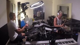 Pt. 1 - June 2x Drums Jam Duet JHE (J.E.) - 6/25ish/22