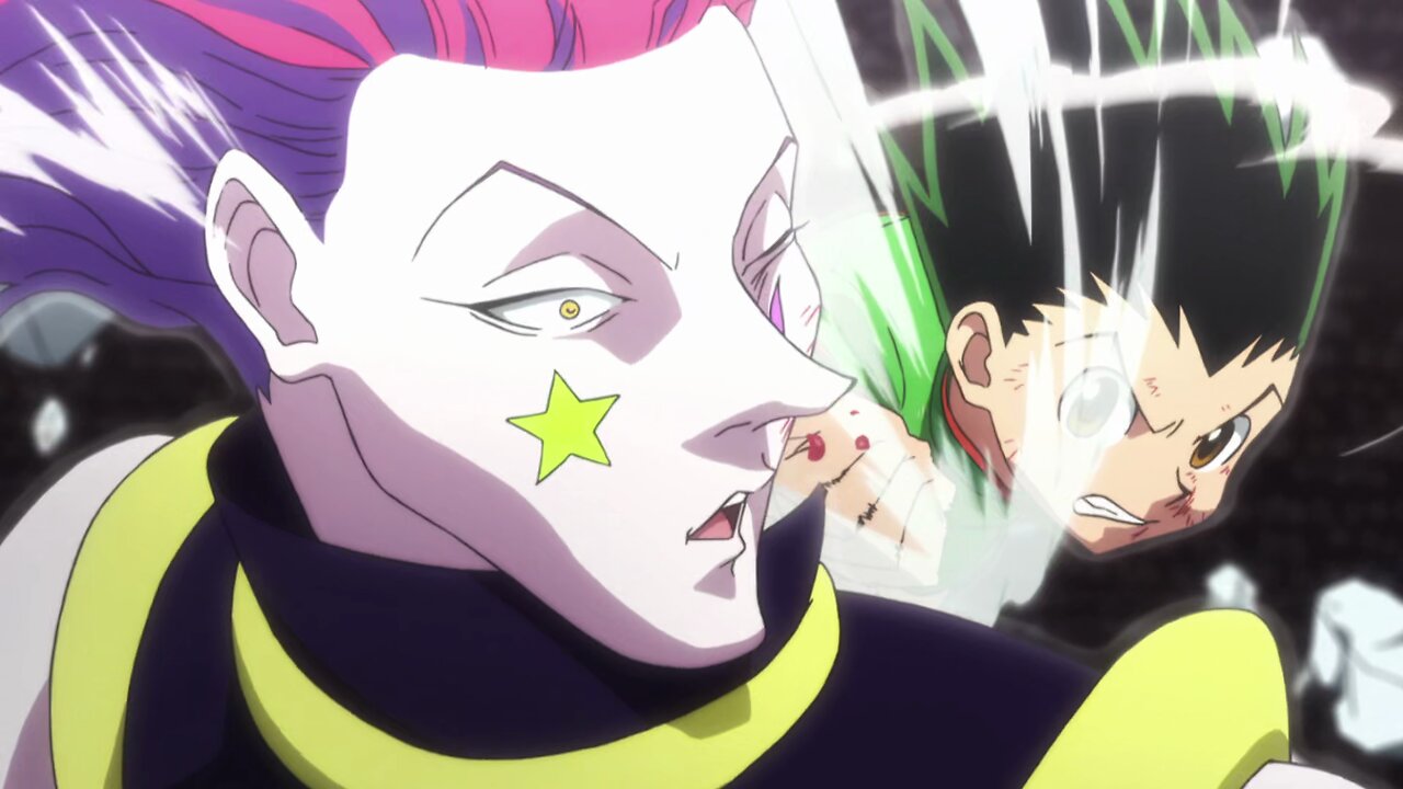 Gon Vs. Hisoka In The Heaven's Arena All The Action! *Hunter X Hunter*