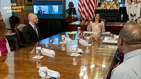 Kamala Harris meets with poll workers. What does her job as VP have to do with this meeting?