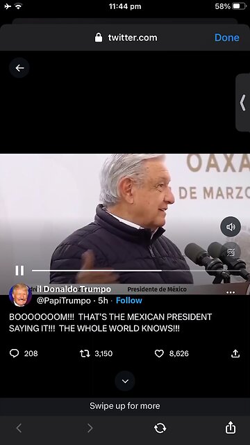 President if Mexico about Trump