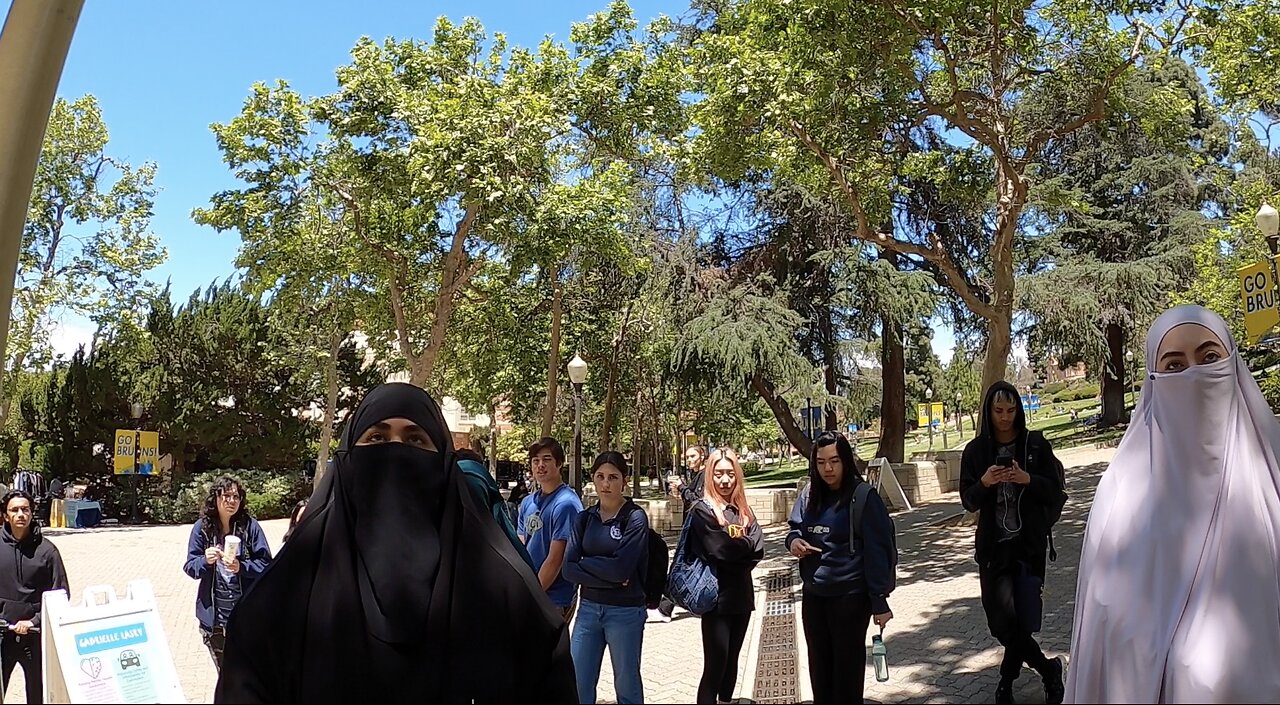 UCLA: Fabulous Conversations w/ Muslim Women, w/ Skeptics, w/ Christians -- California Students Continue to Treat Me Very Well