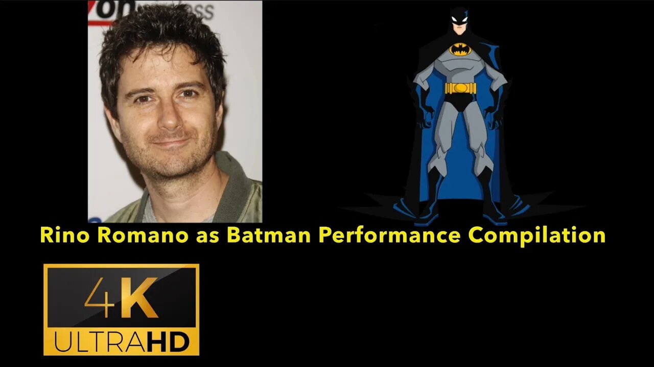 Rino Romano as Batman Performance Compilation