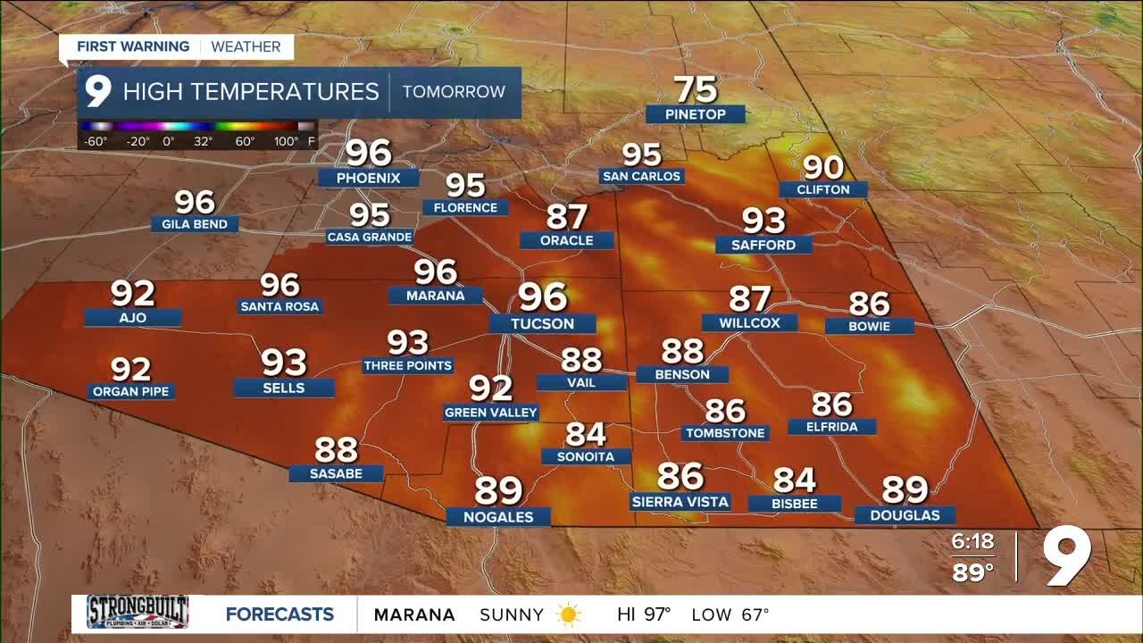 Another chance of rain arrives early next week