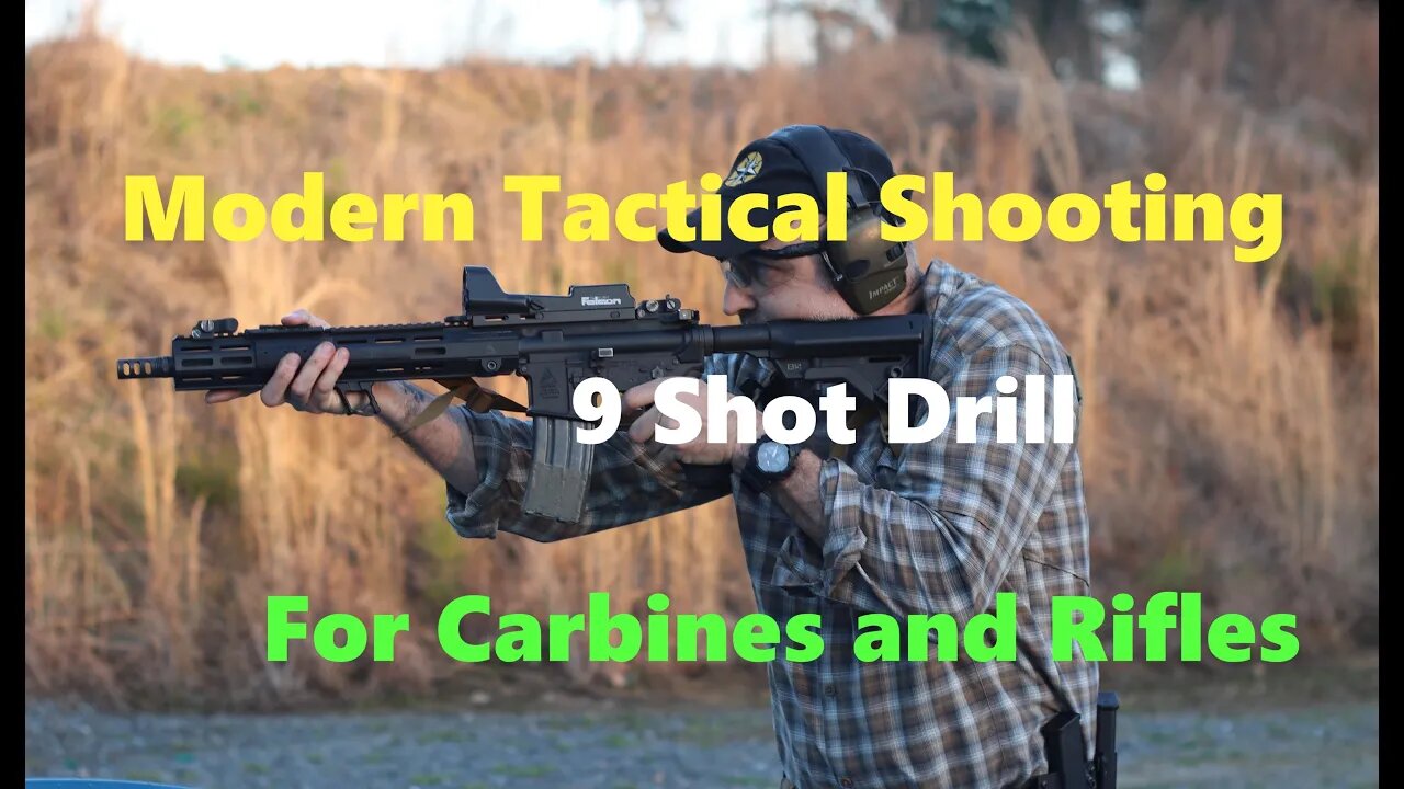 MTS How to train 1: 9 Shot Drill for Carbines AR15, ATI Galeo, FERFRANS