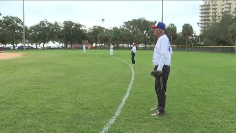 Senior softball league honors Ukraine during opening day ceremonies in St. Pete