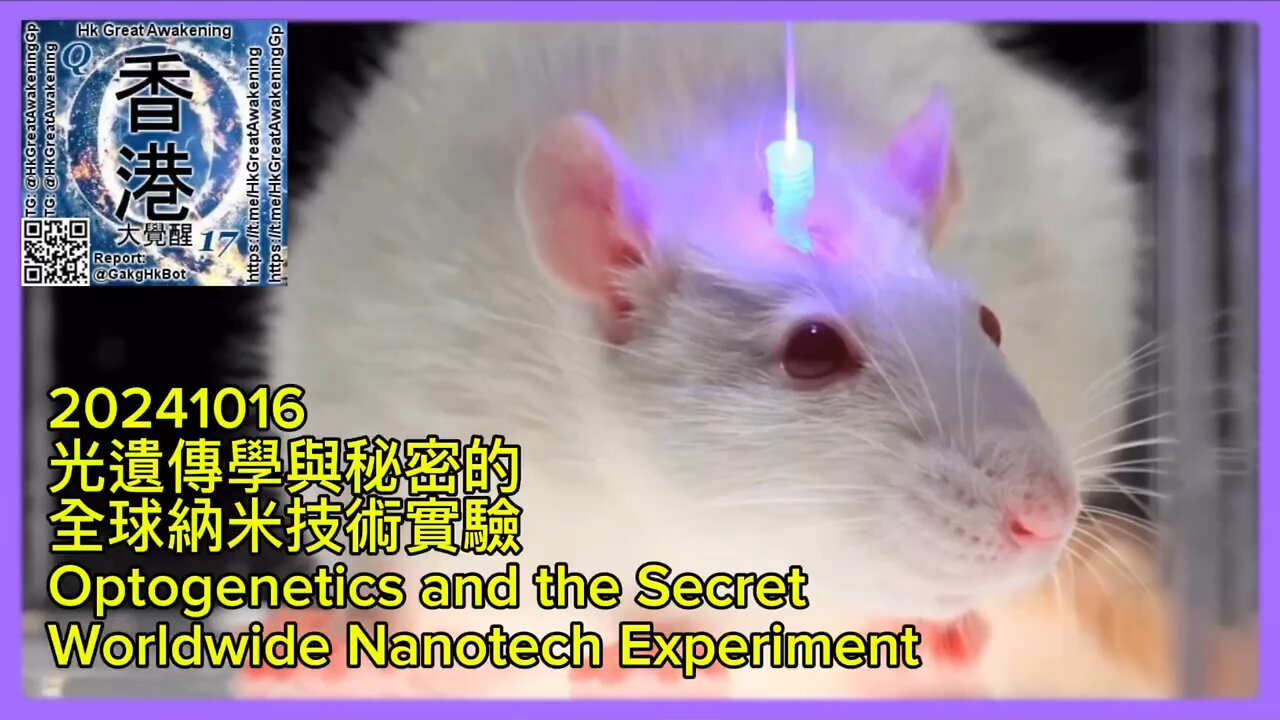 光遺傳學與秘密的全球納米技術實驗 Optogenetics and the Secret Worldwide Nanotech Experiment