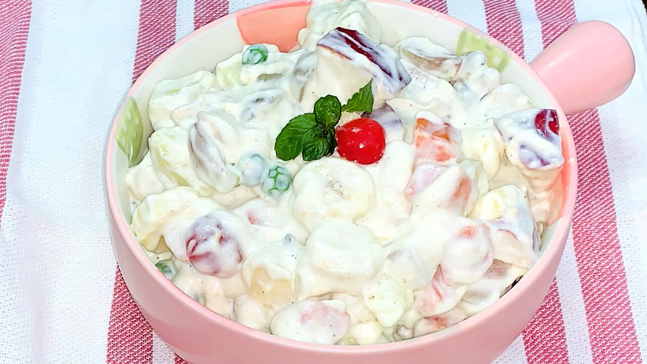 Russian Salad Recipe | Quick and Easy Salad Recipe | How To Make Russian Salad