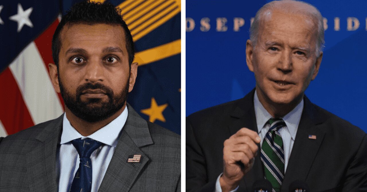 Kash Patal ENDS Biden