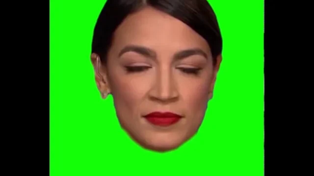 AOC green screen no neck CNN resource