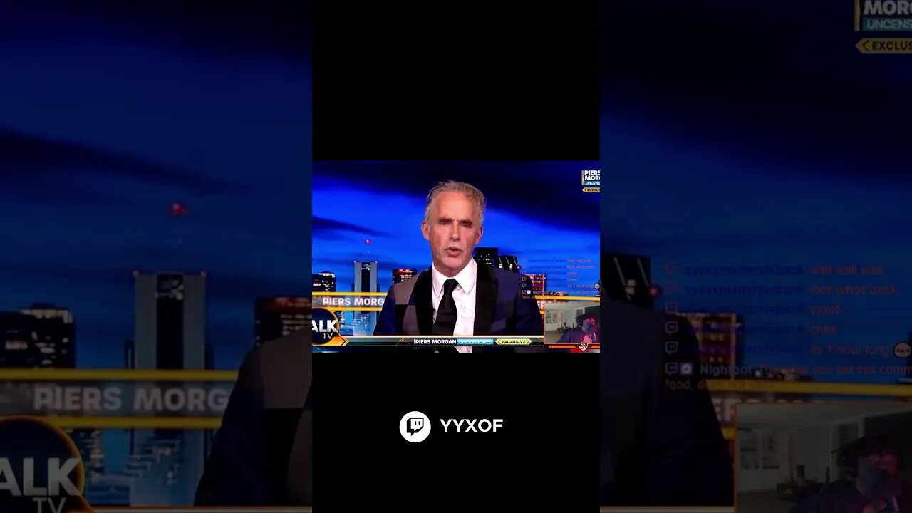 YYXOF finds Piers Morgan VS. Jordan Peterson: How Much Sex Is HEALTHY FOR COUPLES! #yyxof #shorts