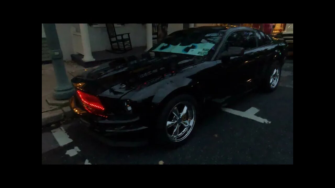 2008 Ford mustang With Underglow Light Kit installed In 5.3k Ultra HD