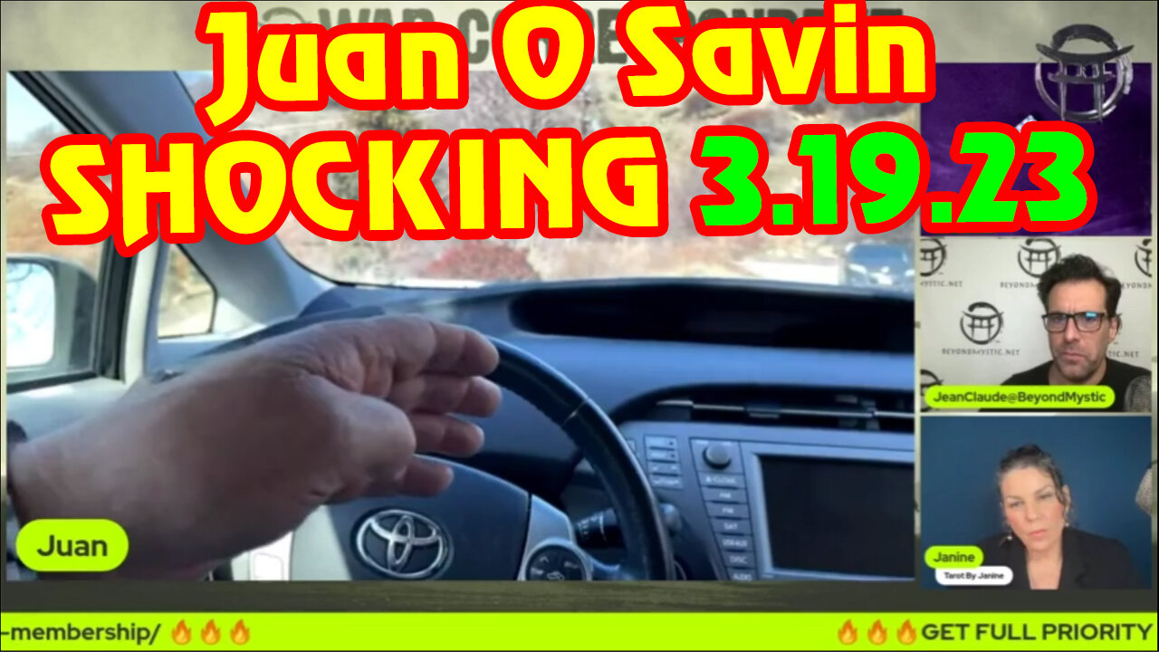 Juan O Savin SHOCKING News 3.19.23