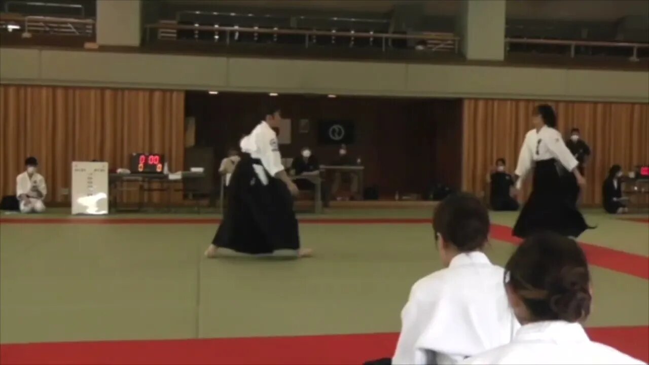 '22 6 05 第54回東日本学生合気道競技大会 演武競技 対徒手演武 第3演武