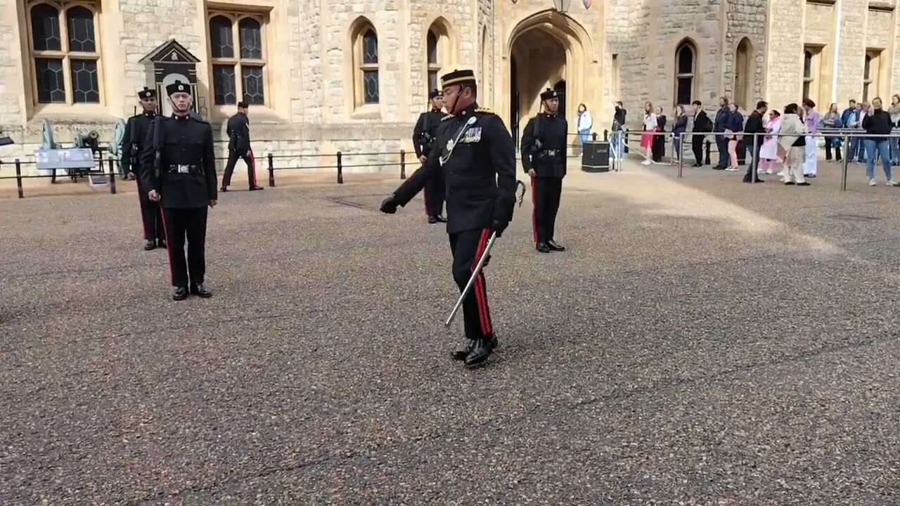 inspection of the kings ghurka guards #toweroflondon