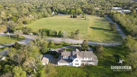 Seacamps First Light Beach 4k Aerial Flyover : Brewster, MA